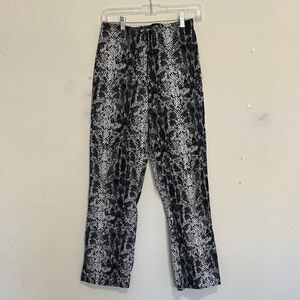 Vintage Blue Black and White Pants